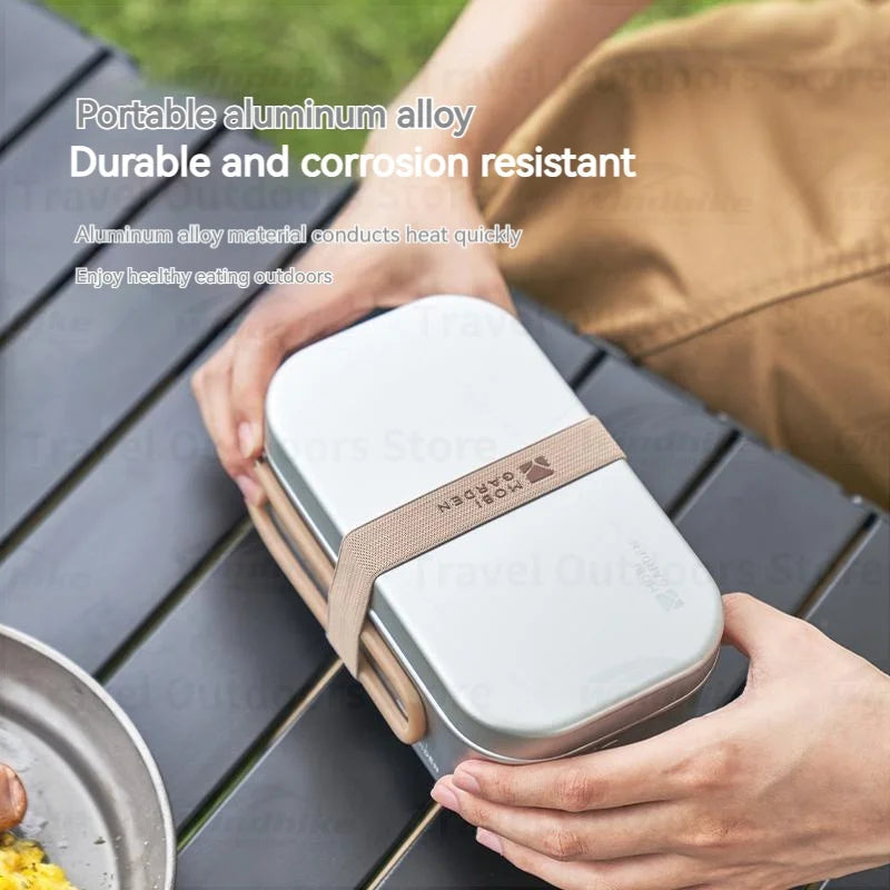 Naturehike Jiyan Lunch Box Set Stainless Steel Ultralight Camping