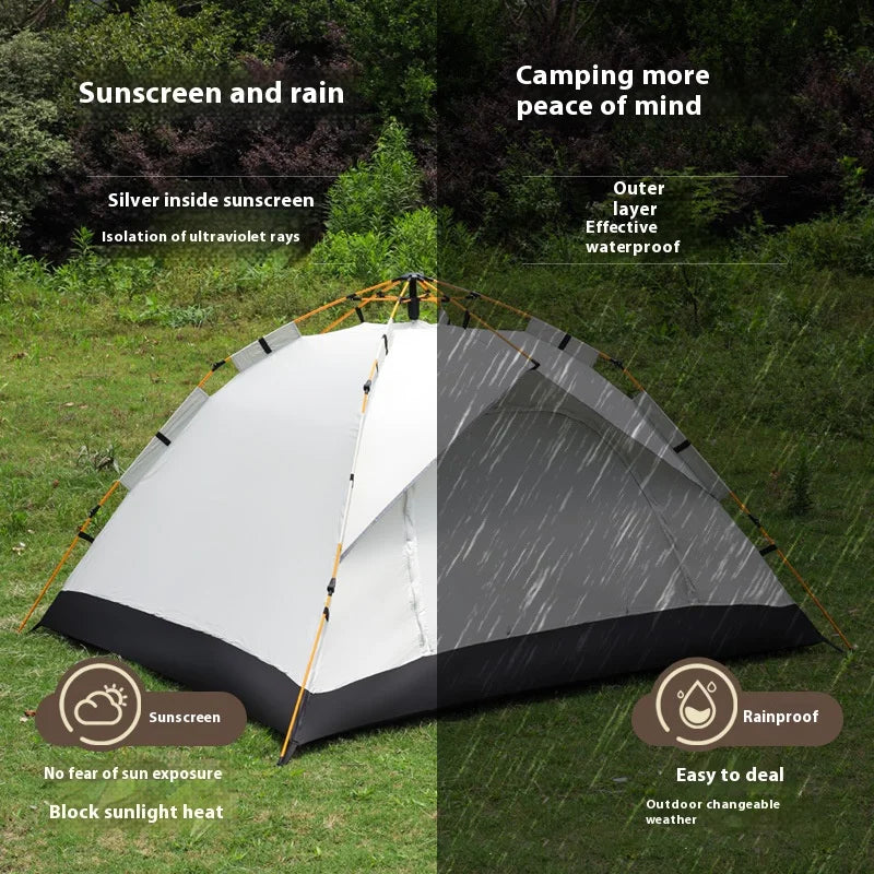 Pakicetus Automatic Quick Opening Camping Tent Rainproof 3-4 Person